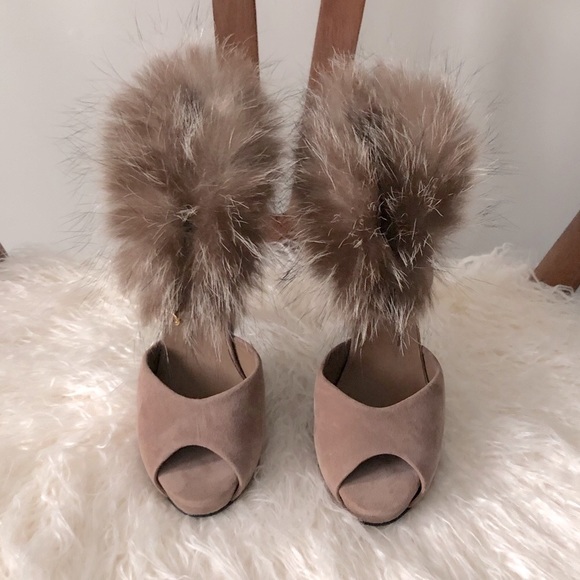 💥NEW HERMÈS Fur Platform Pumps 37 - Picture 5 of 8